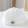 Letter go embroidery models white / 5 months-3 years old (hat circumference 45-51cm)