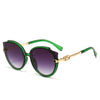 Green frame double gray