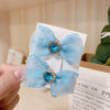 Blue bow
