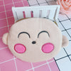 Plush coin purse - big face monkey