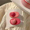 A pair of single hearts (with cardboard)
