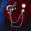 Silver + small diamond