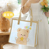 Thickened horizontal shoulder bag - star bear