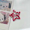 No. 1 white polka dot star
