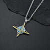 Blue planet [titanium steel o word chain]