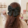 (black) bowknot spring clip