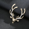 Elk gold with diamonds