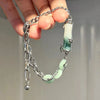 Three lucky buckle bamboo bracelet
