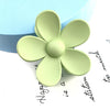 7cm flower clip [light green]