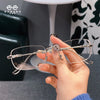 Bright silver / hd reading glasses +100 degrees