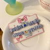 Cloth label small intestine circle [blue] 2 pieces