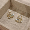Pair of stud earrings / 925 silver