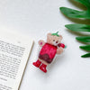 Transparent bracket palm bear series - strawberry bear