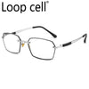 Silver / +100 (anti-blue light reading glasses)