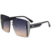 Black frame gradient film / plastic teeth