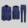 Dark blue three piece suit / 165/84（44a）