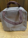 Coffee grid vertical stripes