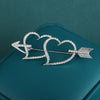Y14 silver arrow through the heart