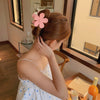 1. pink-flower clip