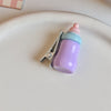 1# purple bottle hair clip