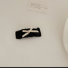 Hair clip - black bow