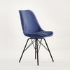 Blue iron legs / 46*44*85cm