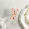 Transparent bracket - bear kitten
