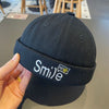 Smile melon hat black / 1 to 3 years old 47 to 50 cm