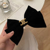 1319 black - double c duckbill clip (about 17cm)