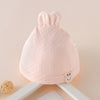 Pink wf7301 cute deer jacquard cotton tire hat / for small size 0-3 months, the recommended head circumference is about 32-39cm