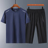 Dark blue (short sleeve + shorts) / m