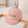 Lo rabbit mesh cap - pink / 3-12 months (adjustable)