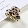 4 cm black and white leopard print