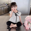 Black top + pants set / 90