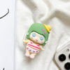 Transparent bracket-little cute baby-little yellow hat